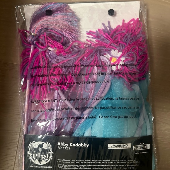Spirit Abby Cadabby Kids Costume - Sesame Street - Picture 2 of 2